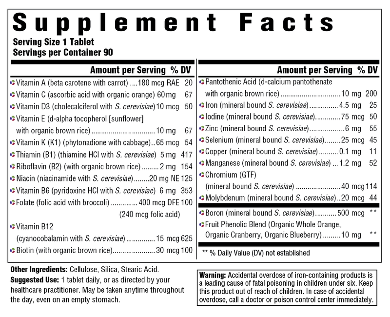 One Daily (Innate Response) Supplement Facts