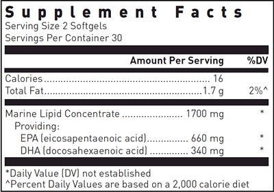 Opti EPA Enteric Coated Douglas Labs supplement facts