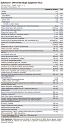 opticleanse ghi vanilla delight (xymogen) supplement facts