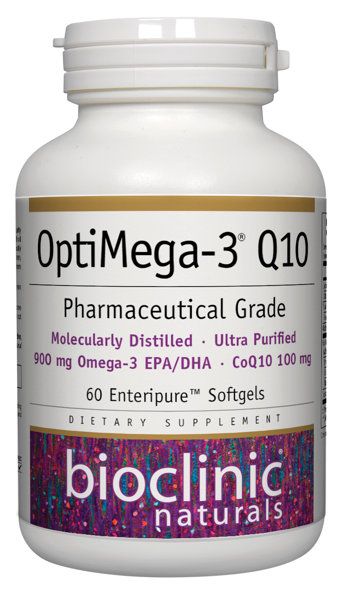 Optimega-3 Q10 (Bioclinic Naturals) Front