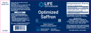 optimized saffron (life extension) label