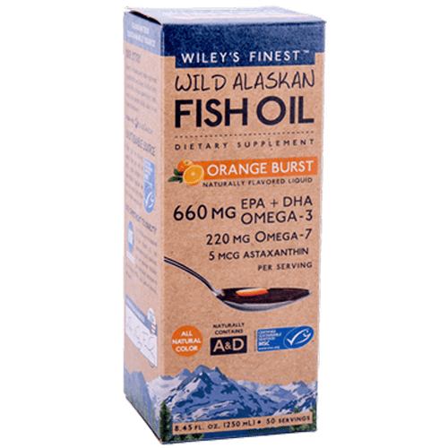 Orange Burst Fish Oil (Wiley's Finest) Front