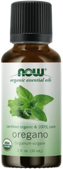 oregano oil (now organic essential oils)
