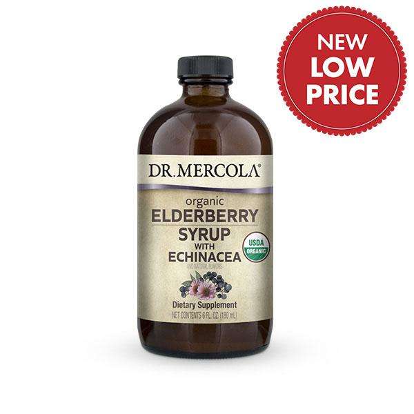 Organic Elderberry Syrup with Echinacea (Dr. Mercola)