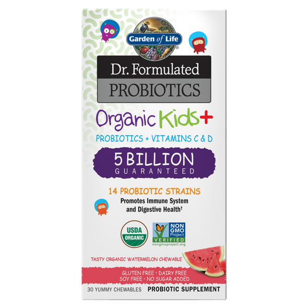 Organic Kids Probiotics Cooler Watermelon (Garden of Life) Front