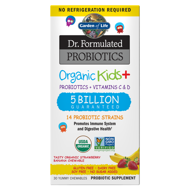 organic kids probiotics garden of life