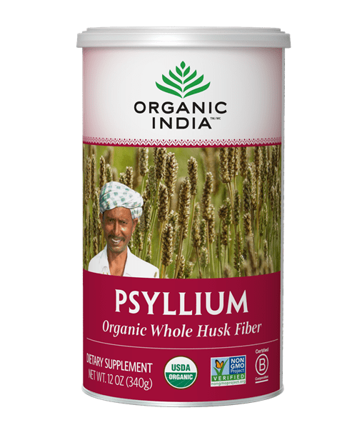 Organic Whole Husk Psyllium (Organic India) Front