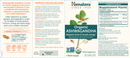 organic ashwagandha himalaya wellness label
