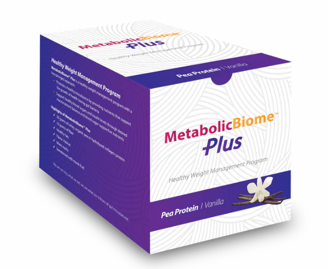 MetabolicBiome Plus 7-Day Kit - Organic Pea Protein (Biotics Research) Side