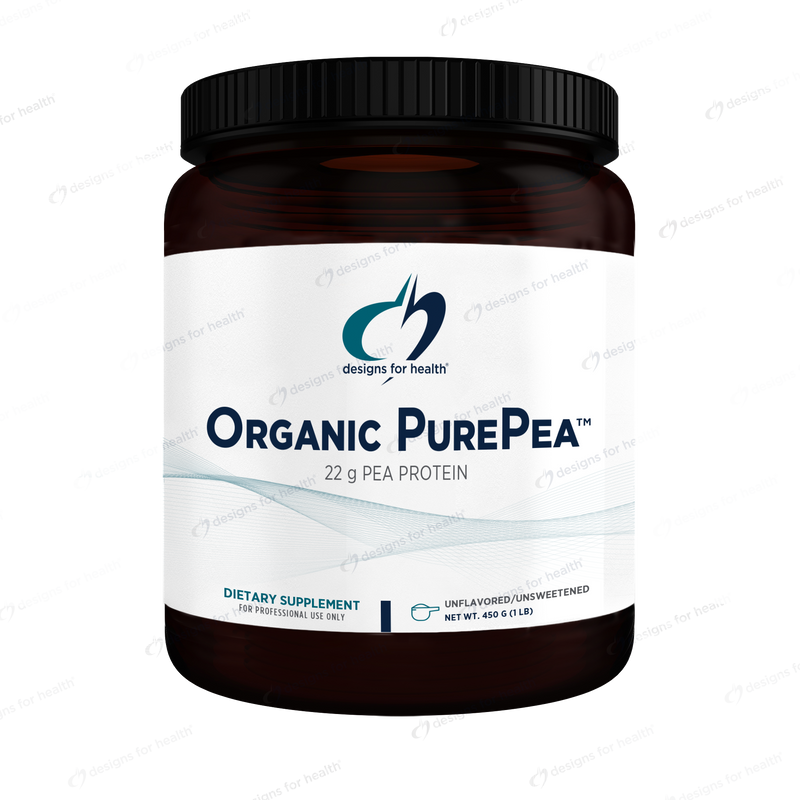 Organic PurePea Unflavored Powder 1lb (Designs for Health) 