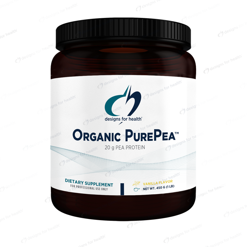 Organic PurePea Vanilla Powder Front