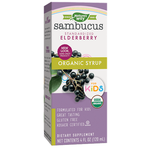 Organic Sambucus Syrup for Kids (Nature's Way)