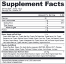 Organic SuperGreens Watermelon (Ancient Nutrition) supplement facts