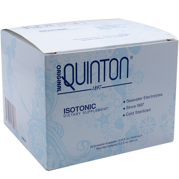 Original Quinton Isotonic 30 Ampoules (Quicksilver Scientific) Front