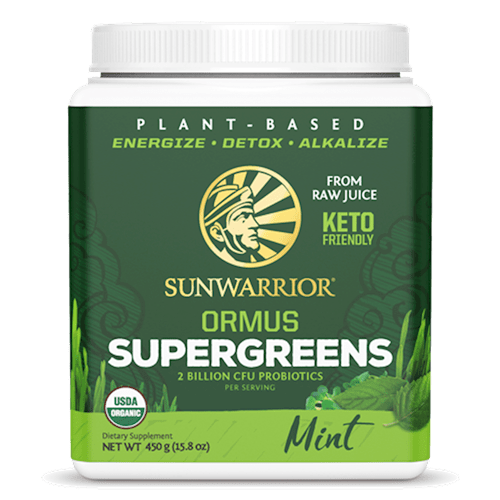 Ormus Super Greens Mint (Sunwarrior) Front