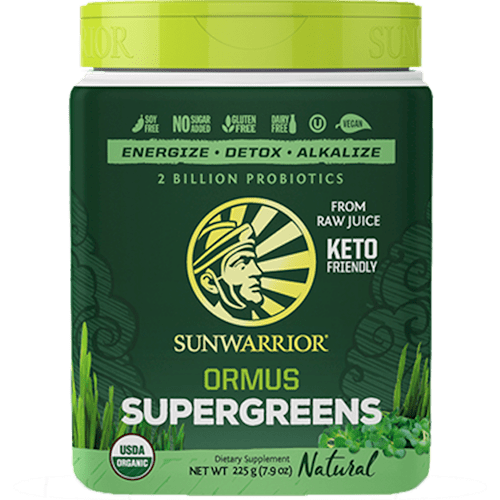 Ormus Super Greens Natural 225g (Sunwarrior) Front