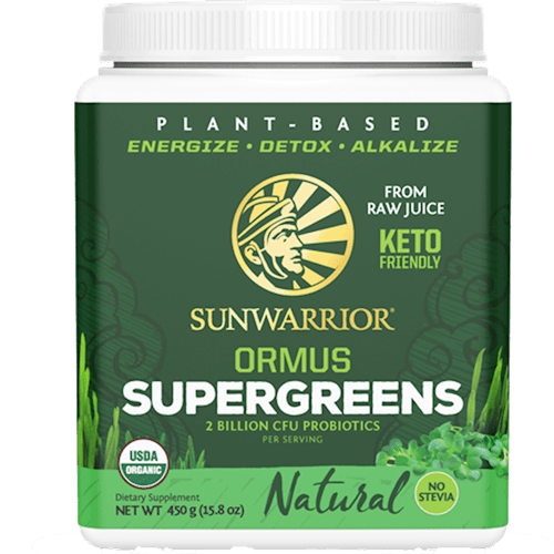 Ormus Super Greens Natural 450g (Sunwarrior) Front