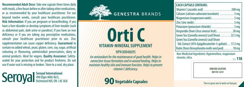 Orti C Genestra Label