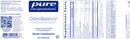 osteobalance pure encapsulations label