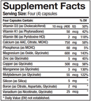 Osteo Plus Progena Supplement Facts
