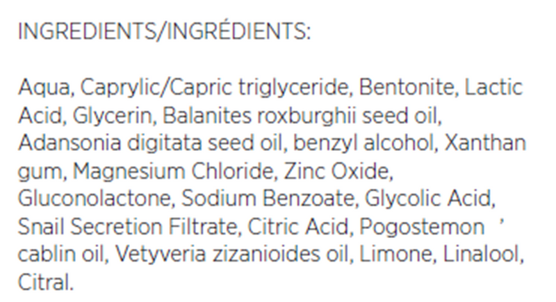 Oxygen Treatment Crème (Immunocologie Skincare) Ingredients