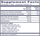 pancreatin 8x plus professional health products supplement facts
