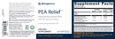 pea relief (metagenics) label