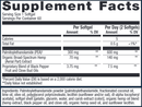 pea relief (metagenics) supplement facts