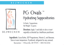 pg ovals bezwecken label