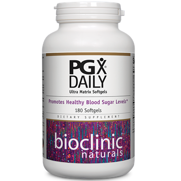 PGX Daily Ultra Matrix 180ct Softgels (Bioclinic Naturals) Front