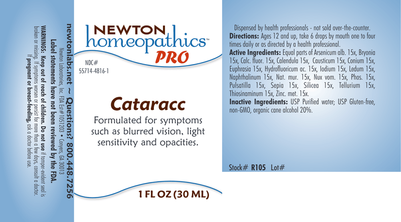 PRO Cataracc (Newton Pro) Label