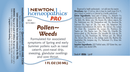 buy PRO pollen-weeds (newton pro)