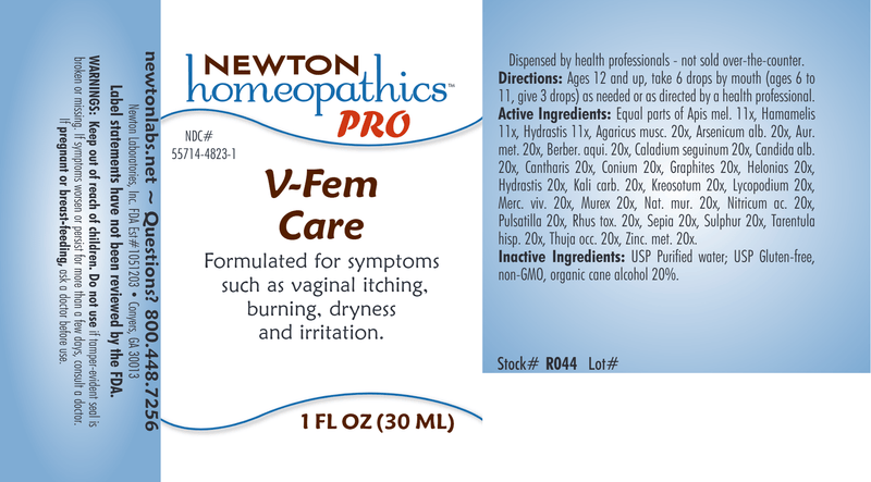 PRO V-Fem Care (Newton Pro) Label