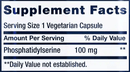 PS caps (life extension) supplement facts