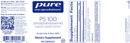 PS 100 phosphatidylserine pure encapsulations label