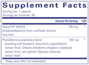 PS plus pure encapsulations supplement facts