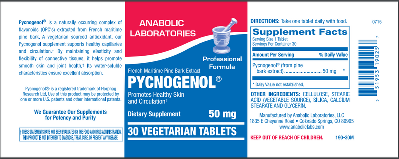 PYCNOGENOL® (Anabolic Laboratories)