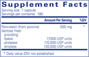 pancreatic enzyme formula pure encapsulations supplement facts