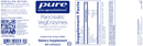 pancreatic vegenzymes pure encapsulations label