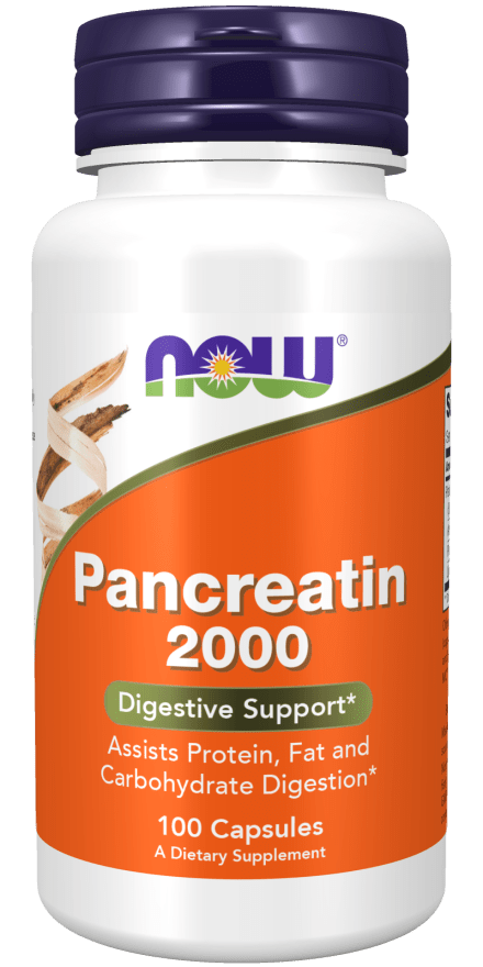 Pancreatin 2000 (NOW) Front