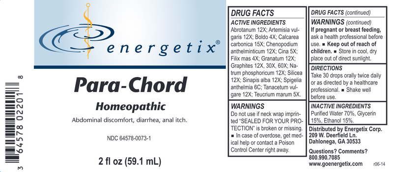 Para-Chord (Energetix) Label