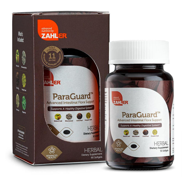 Paraguard Softgels (Advanced Nutrition by Zahler) Front