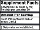passionflower extract (herbalist alchemist) supplement facts
