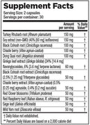 pausitivi-t (lifeseasons) supplement facts