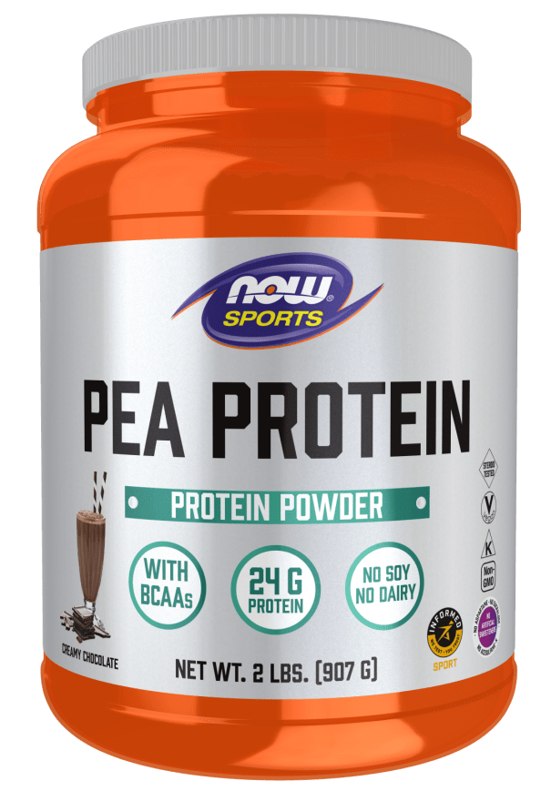 Pea Protein Chocolate (NOW) Front
