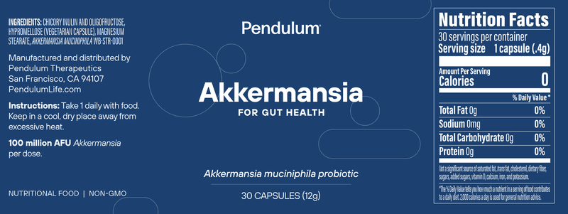 Pendulum Akkermansia (Pendulum) Label