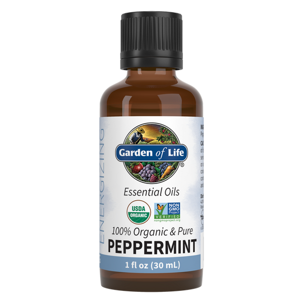 Peppermint Essential Oil Organic (Garden of Life) Front