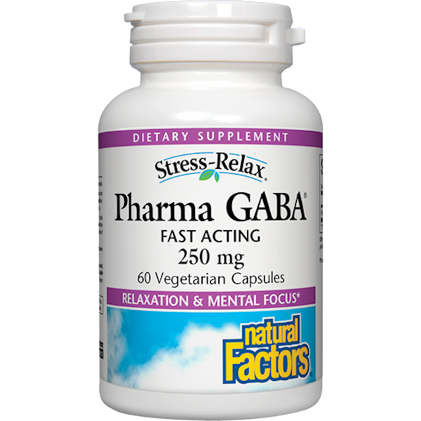 Pharma Gaba 250 mg (Natural Factors) Front