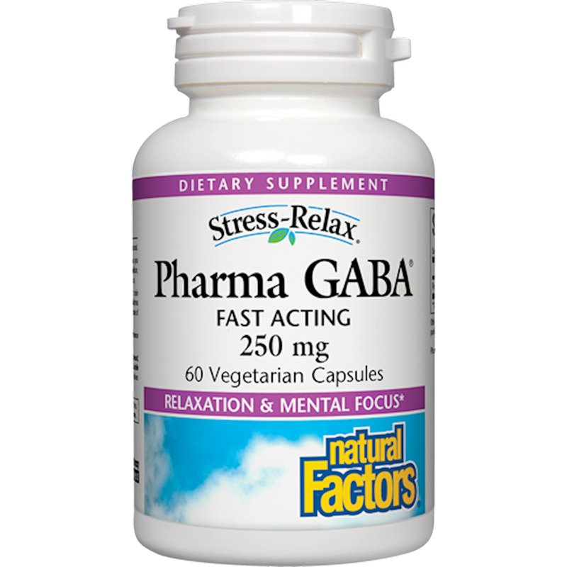 Pharma Gaba 250 mg (Natural Factors) Front
