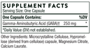 PharmaGABA-250 Thorne Products